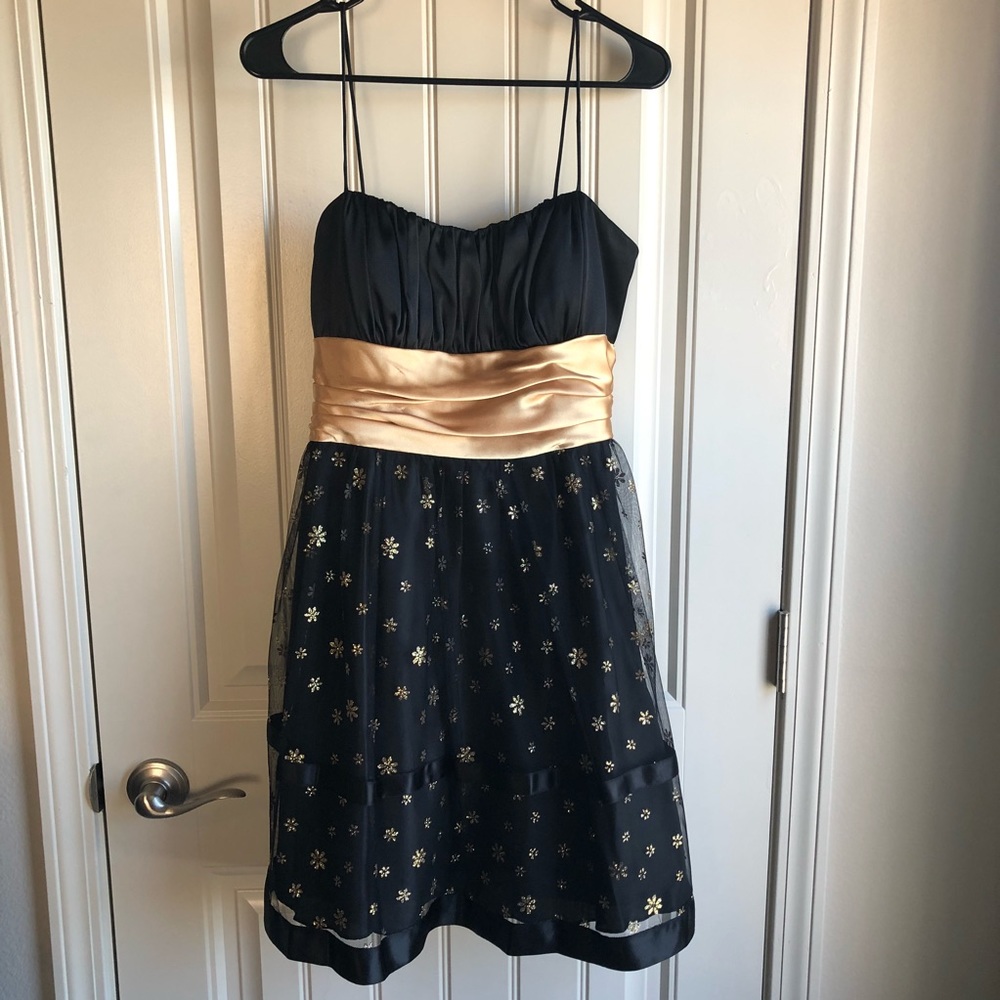 Blondie Nites Spaghetti Strap Prom/HC Dress